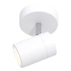 White 1-light spot Upround 2486W including light source