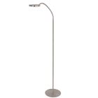 Staalkleurige vloerlamp Platu 3351ST lichtkleur instelbaar