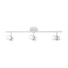 3 light Ceiling spotlight Natasja 7903ST Steel Including light sources