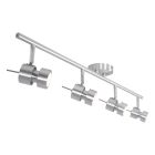 4 light Ceiling spotlight Natasja 7904ST Steel Including light sources