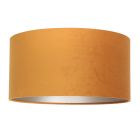 Goud/geel velours lampenkap K1068KS ⌀40cm met E27 support.