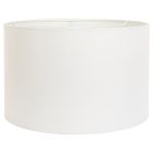 White Coarse Linen Lampshade K7977QS Ø 40cm with E27 support