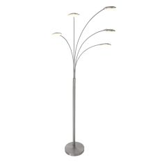 5-lichts vloerlamp Synna 1327ST – Stijlvolle LED booglamp met dimfunctie