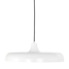 Hanglamp Krisip 2677W Wit met E27 fitting en stoffen snoer