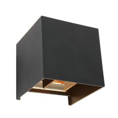 Buitenlamp Logan 2728ZW - sensorlamp met verstelbaar lichtbeeld
