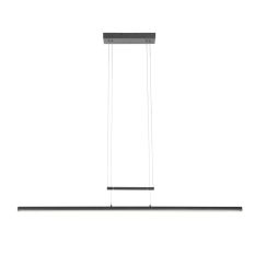 Hanglamp Profilo 3317ZW Zwart 115cm breed 1700 lumen