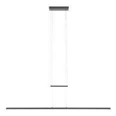 Hanglamp Profilo 3318ZW Zwart 150 cm breed 2100 lumen