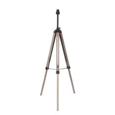 Vloerlamp Triek 3348ZW – zwarte driepoot zonder kap