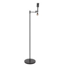 Black floor lamp Stang 3349ZW with reading lamp without shade