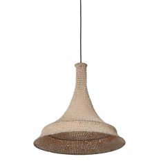 Crème kleurig oosterse hanglamp Marrakesch 3394CR handgeknoopt
