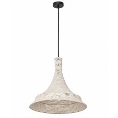 Witte oosterse hanglamp Marrakesch 3394W handgeknoopt