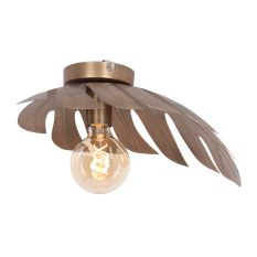 Plafondlamp Feuilleter 3398BR Brons 38cm