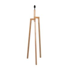 Vloerlamp Sabi 3408BE – houten lamp zonder kap met E27 fitting