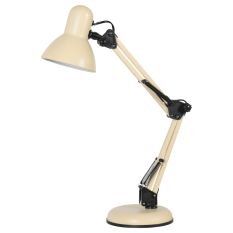 Tafellamp Study 3456CR – Crèmekleurige bureaulamp verstelbaar 