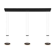 Hängelampe Piola 3501ZW Schwarz 3 Lichter