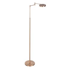 Floor lamp Soleil accu 3515BR brushed bronze with swivel arm