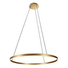Hanglamp Ringlux 3675GO gouden hanglamp met LED ring Ø80