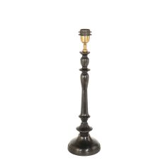 Pied de lampe Bois 3678ZW avec interrupteur sur câble et douille E27