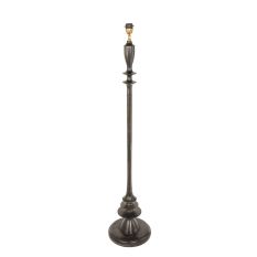 Lampadaire noir Bois 3679ZW avec interrupteur sur câble et douille E27
