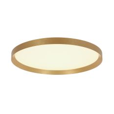 Plafondlamp Flady 3685GO gouden LED lamp Ø40 cm met uplight
