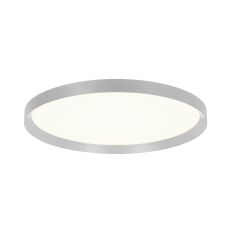 Steel-coloured ceiling lamp Flady 3685ST Ø40cm