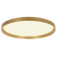 Plafondlamp Flady 3686GO gouden LED lamp Ø50 cm met uplight