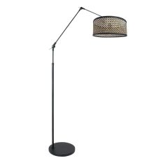 Vloerlamp Prestige Chic 3792ZW met bamboe kap