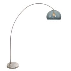 Arc lamp Solva 3920ST with a smoke-colored plastic bulb