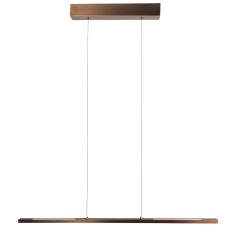 Suspension Bande 3994BR lampe suspendue LED en bronze avec teinte chaude 114cm de large
