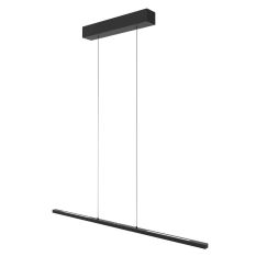 Suspension Bande 3994ZW lampe suspendue LED noire avec câble de levage 114 cm de large