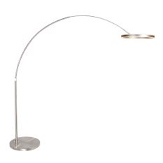 Lampe arc Ringlux 4130ST couleur acier LED lampadaire avec classe