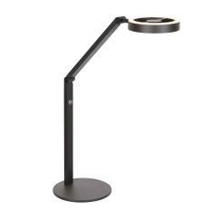 Tafellamp Ringlux 4139ZW zwarte LED lamp met dimmer