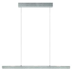 Champagne-staal kleurige hanglamp Fluxy 4190ST met cable lift 160cm