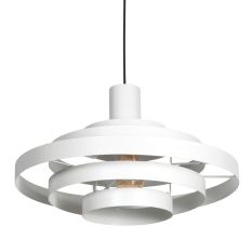 Ceiling lamp Halo Cirque 4217W white with open metal rings