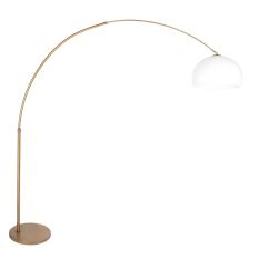 Lampe Arc Bronze Sparkled Light 4301BR – Éclairage Élégant avec un Globe Blanc Moderne