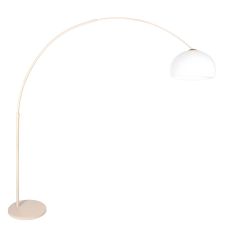 Bogenlampe Sparkled Light 4314CR crème mit weißem Kunststoffschirm
