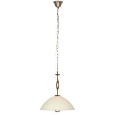 Anthea 4327BR – lampe suspendue classique avec verre effet marbre