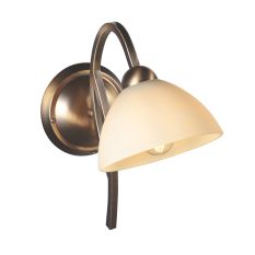 Anthea 4328BR – applique classique avec verre effet marbre