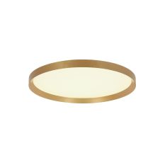 Plafondlamp Flady 4367GO gouden LED lamp Ø30 cm met uplight