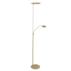 Floor lamp Zenith 2 4394ME brass with uplight and reading arm