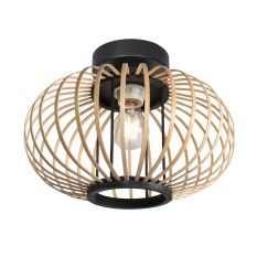 Plafondlamp Silva 4502ZW – trendy bamboe plafondlamp 31 cm