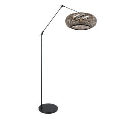 Floor Lamp Prestige Chic 4567ZW – statement piece with natural bamboo in contrast
