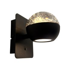 Belluno 4588ZW – Schwarze dimmbare 1-flammige Wandlampe