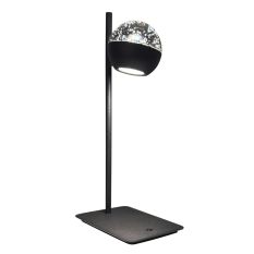 Belluno 4589ZW – Tischlampe mit Rauchglas und Dimmlicht