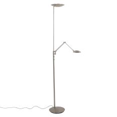 Stehlampe Daphne 2 4602ST - Stahl-Uplight mit Lesearm