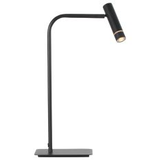 Tafellamp Volari 4709ZW zwarte tafellamp met dimmer