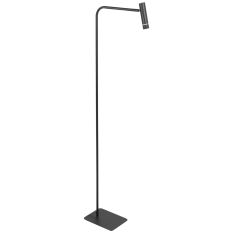 Vloerlamp Volari 4710ZW Zwarte vloerlamp met warm licht