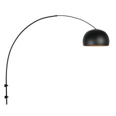 Wandlampe Globe Schwarz 4909ZW Bogenlampe schwarz/gold E27