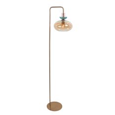 Malboo floor lamp champagne-amber glass E27 – 4920BR