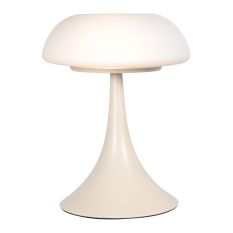 Cream table lamp Ancilla 5557CR with matte white glass shade